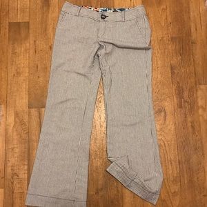 Charlotte Russe wide leg striped pants
